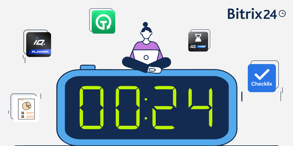 Bitrix24 パートナーアプリで時間管理を効率化する