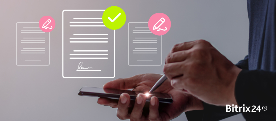 Bitrix24の電子署名でHR業務を効率化
