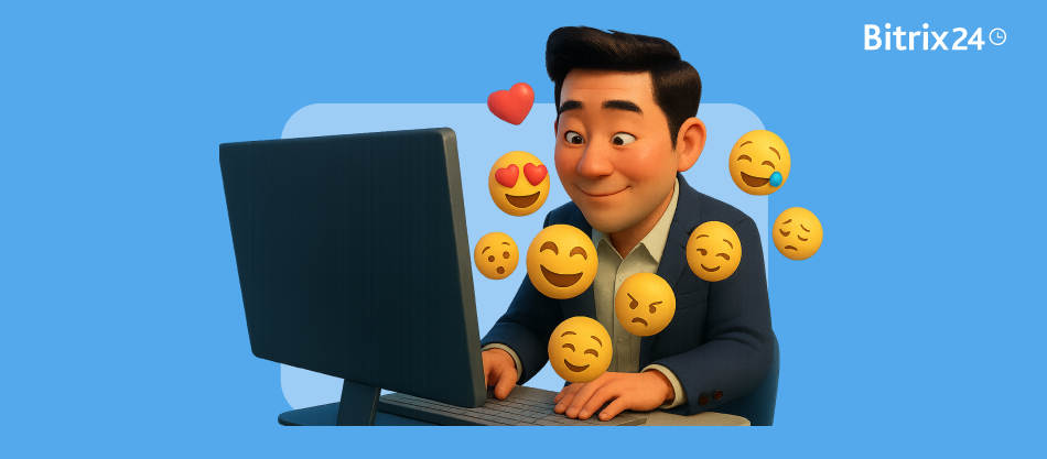 「絵文字」が変える職場のコミュニケーション：Bitrix24調査レポート