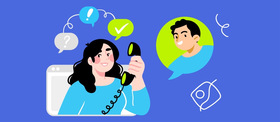 アクティブな通話フォームと電話する方法