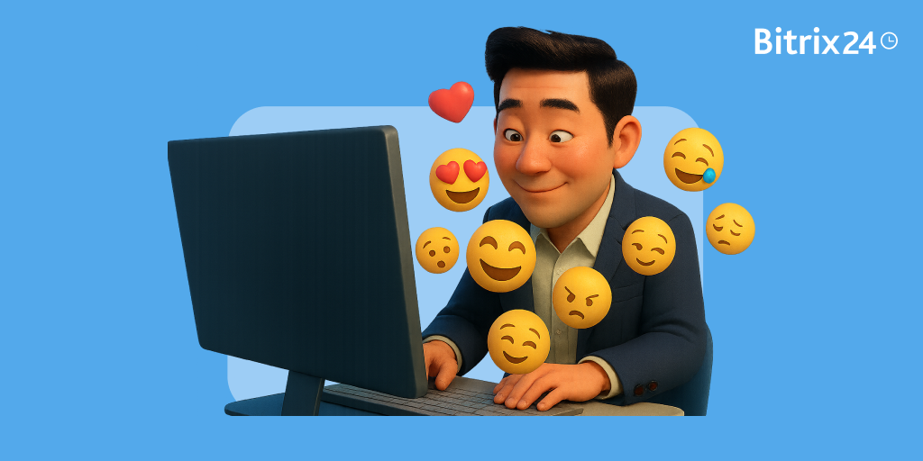 「絵文字」が変える職場のコミュニケーション：Bitrix24調査レポート