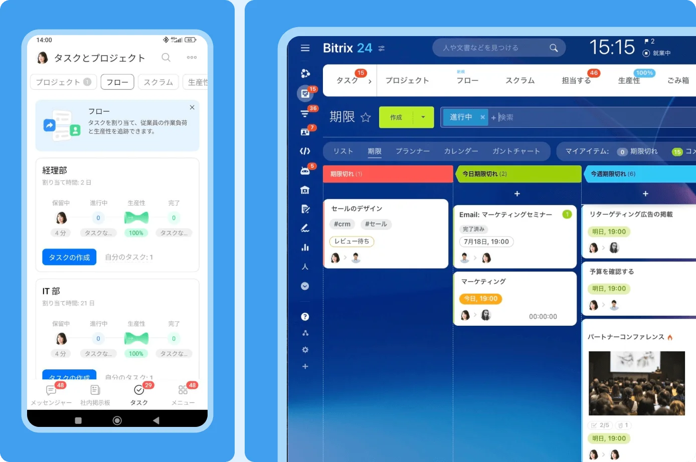 Bitrix24はビジネスに最適なソリューション