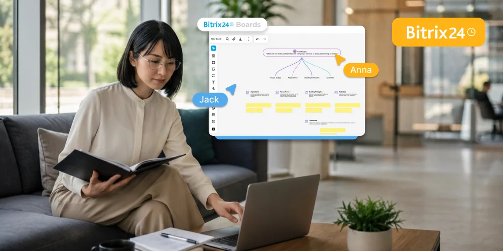 Bitrix24 ボードで変わる、リモート時代のコラボレーション