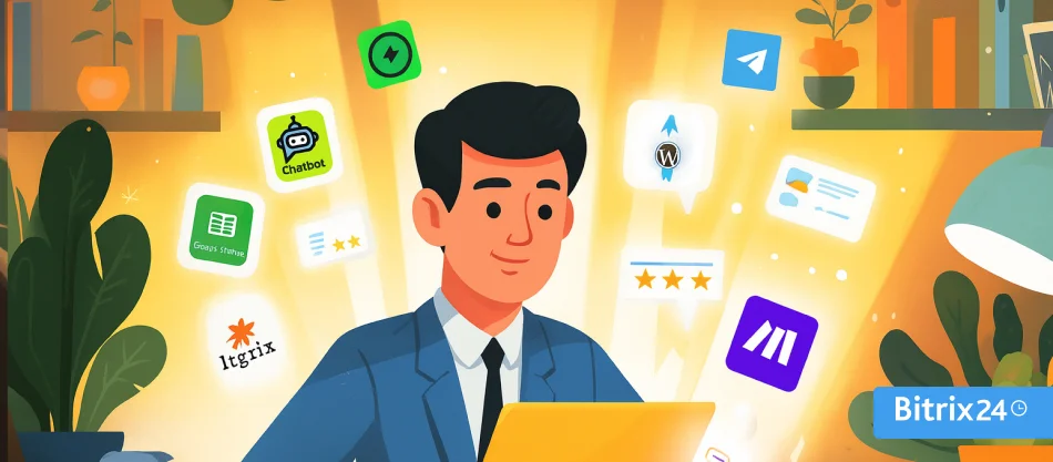 Bitrix24マーケットプレイスのトップ10アプリ