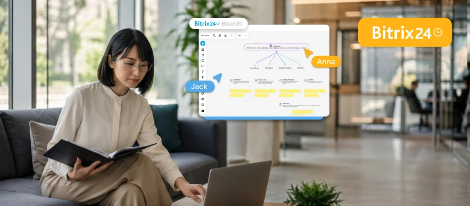 Bitrix24 ボードで変わる、リモート時代のコラボレーション