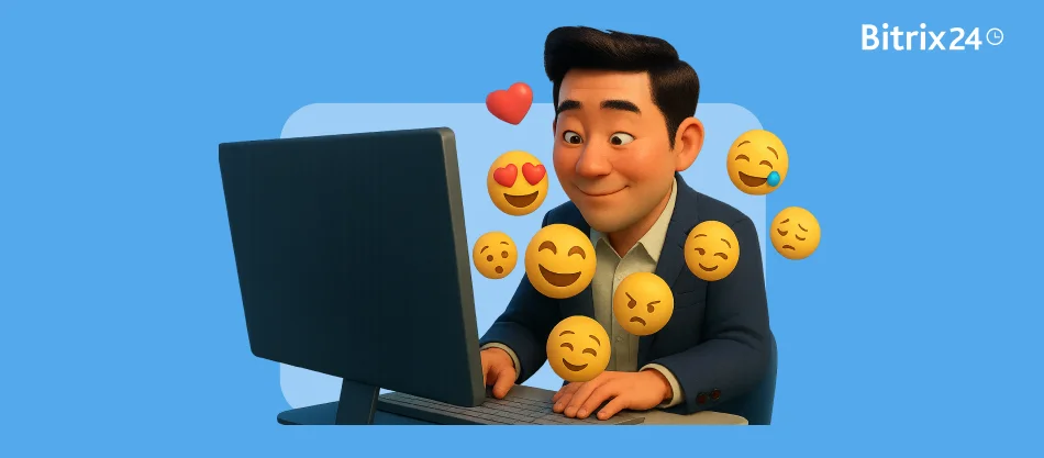 「絵文字」が変える職場のコミュニケーション：Bitrix24調査レポート