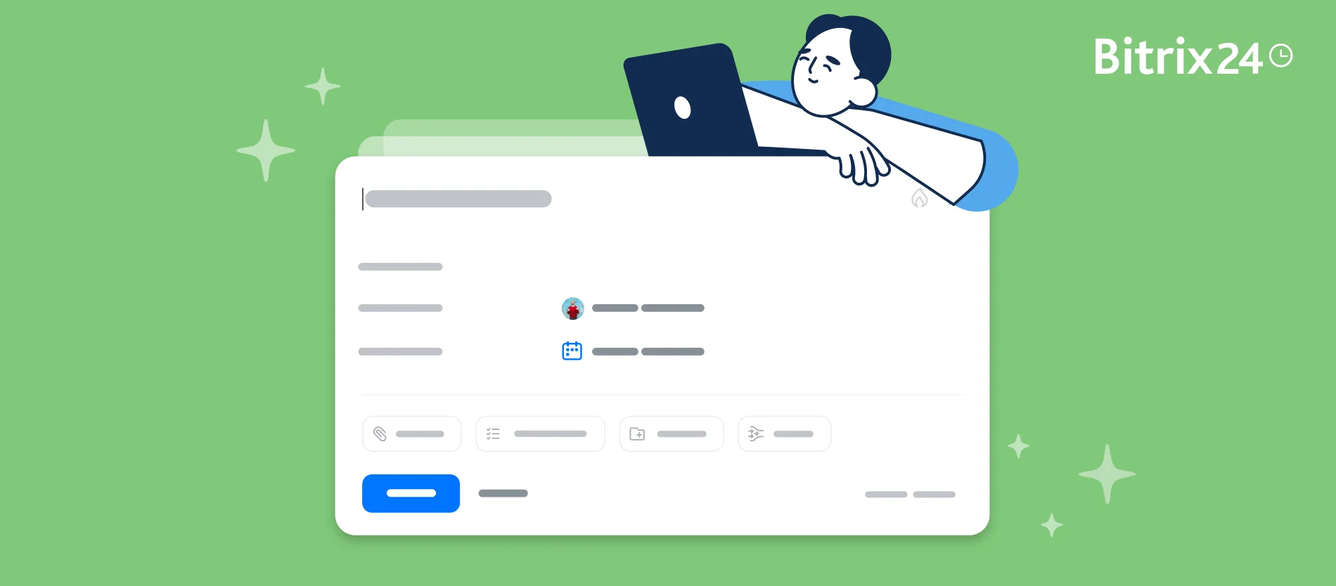 ビジネスの効率を高める Bitrix24「クイックタスク作成機能」