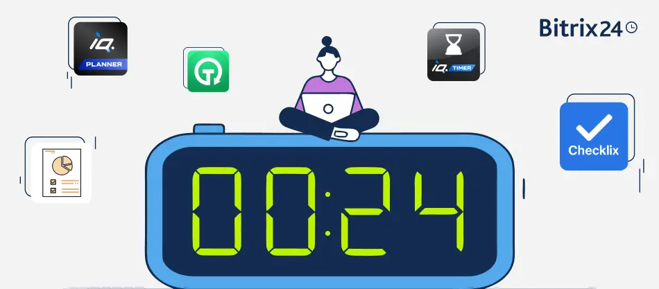 Bitrix24 パートナーアプリで時間管理を効率化する