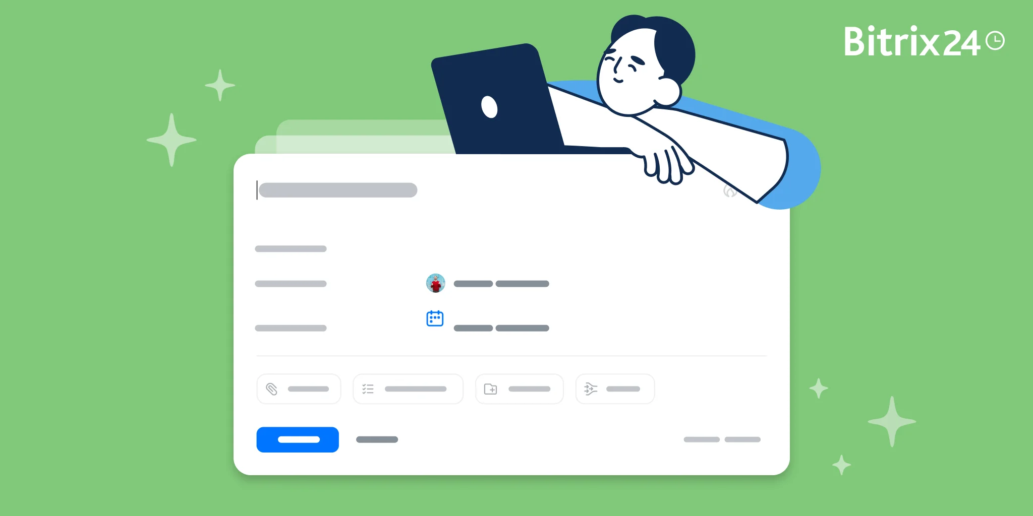 ビジネスの効率を高める Bitrix24「クイックタスク作成機能」
