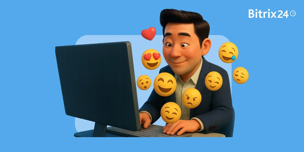 「絵文字」が変える職場のコミュニケーション：Bitrix24調査レポート
