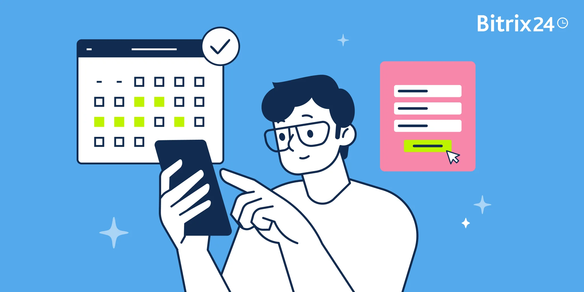 Bitrix24で予約と顧客連絡をもっと簡単に